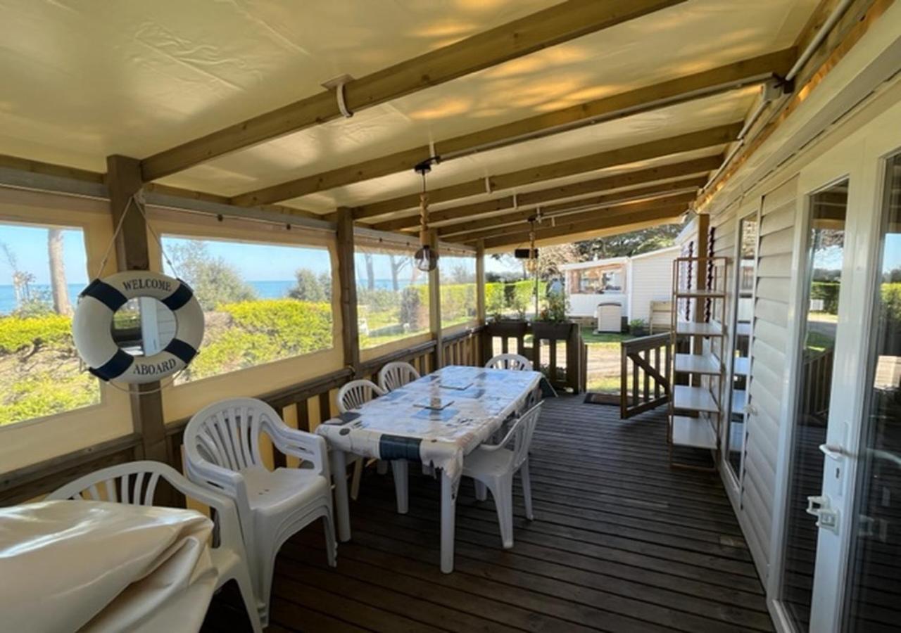 Mobilhomes Quiberon Camping Conguel - Bord De Mer Bagian luar foto